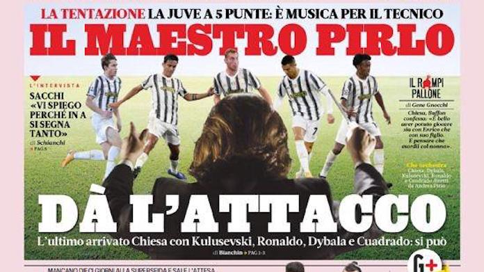 Rassegna stampa Juve: prime pagine quotidiani sportivi - 7 ottobre 2020 42 gazzetta 1