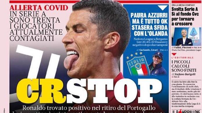 Rassegna stampa Juve: prime pagine quotidiani sportivi - 14 ottobre 2020 42 gazzetta 2