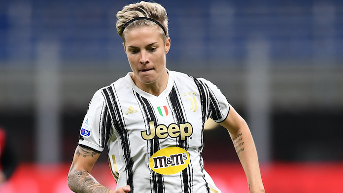 Gol Hurtig: colpo di testa vincente al ritorno in campo da titolare - VIDEO 38 juventus women lione hurtig
