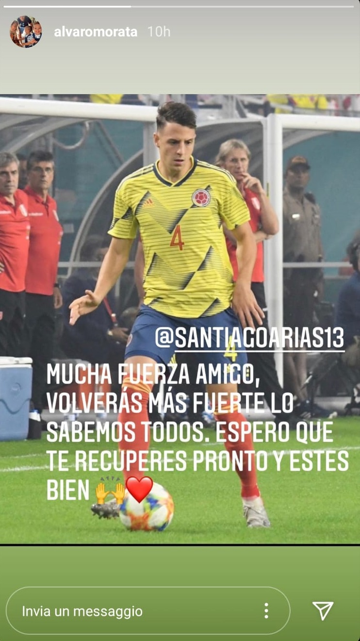 Morata scrive ad Arias: «Forza amico, tornerai più forte» - FOTO 39 morata arias