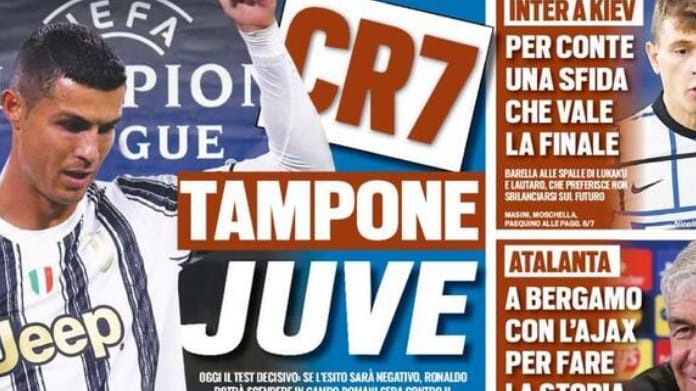 Rassegna stampa Juve: prime pagine quotidiani sportivi - 27 ottobre 2020 42 prima pagina 27 ottobre