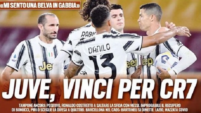Rassegna stampa Juve: prime pagine quotidiani sportivi - 28 ottobre 2020 42 tuttosport 14