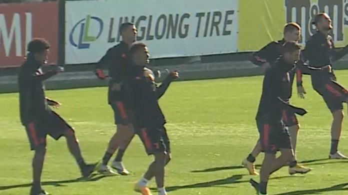 Juve, tutti in gruppo ad eccezione di Gigi Buffon - VIDEO 36 Allenamento Juve Ferencvaros