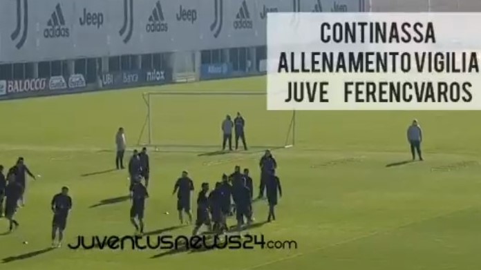 Allenamento Juve: rifinitura alla Continassa pre Ferencvaros - VIDEO 38 Continassa Juve Ferencvaros