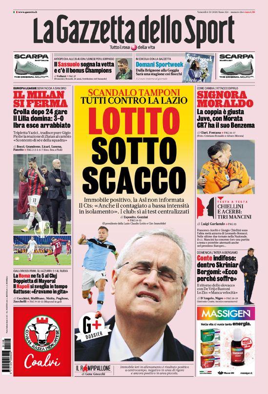 Rassegna stampa Juve: prime pagine quotidiani sportivi - 6 novembre 2020 44 WhatsApp Image 2020 11 06 at 07.27.14 1