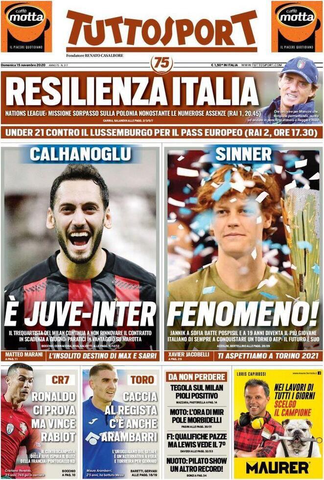 Rassegna stampa Juve: prime pagine quotidiani sportivi - 15 novembre 2020 45 WhatsApp Image 2020 11 15 at 07.44.33