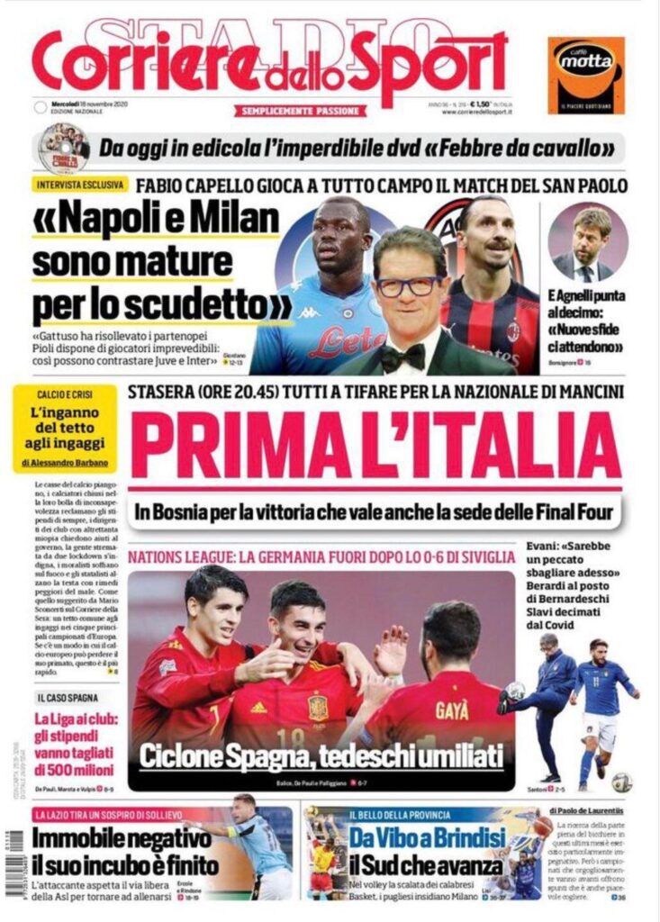 Rassegna stampa Juve: prime pagine quotidiani sportivi - 18 novembre 2020 44 WhatsApp Image 2020 11 18 at 07.54.03