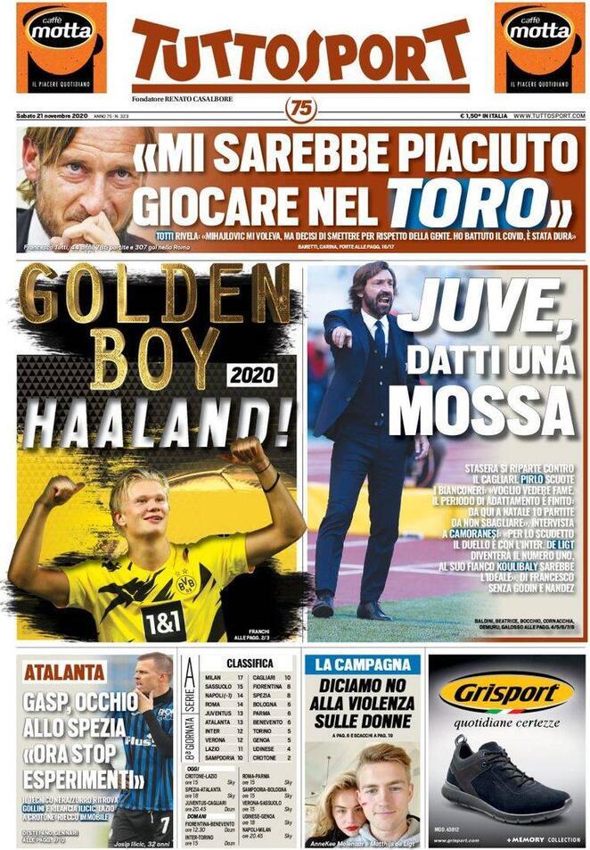 Rassegna stampa Juve: prime pagine quotidiani sportivi - 21 novembre 2020 45 WhatsApp Image 2020 11 21 at 07.53.04