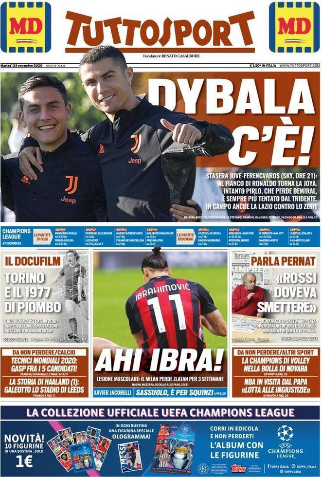 Rassegna stampa Juve: prime pagine quotidiani sportivi - 24 novembre 2020 43 WhatsApp Image 2020 11 24 at 07.30.42 2