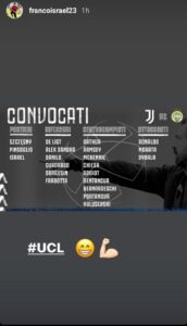 Juve-Ferencvaros: la reazione di Israel alla convocazione - FOTO 39 WhatsApp Image 2020 11 24 at 15.35.13 e1606229139460