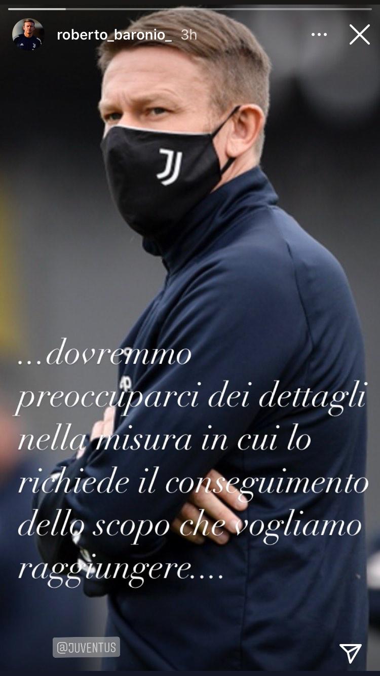 Baronio carica la Juve: «Dovremmo preoccuparci dei dettagli» 39 baronio