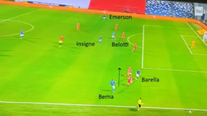 LAVAGNA TATTICA - Come Mancini sta utilizzando Bernardeschi 48 berna 3