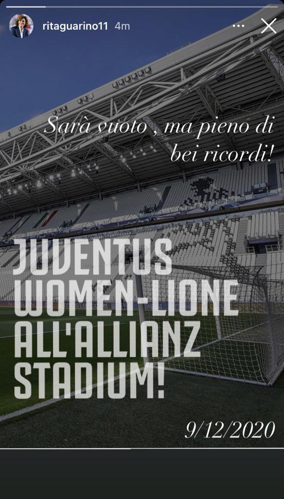 Juventus Women-Lione all'Allianz Stadium: il messaggio di Rita Guarino - FOTO 39 guarino