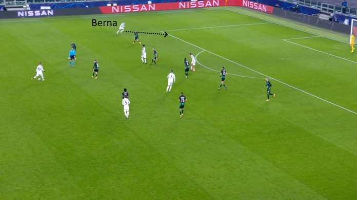 LAVAGNA TATTICA - La Juve sbatte al centro contro il Ferencvaros: Arthur allarga poco il gioco 48 juve fernc tentativi aggressioni profondita