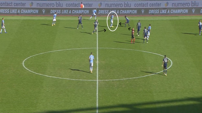 LAVAGNA TATTICA - Cosa Pirlo deve risolvere della fase difensiva 49 lazio juve luis alberto break 3