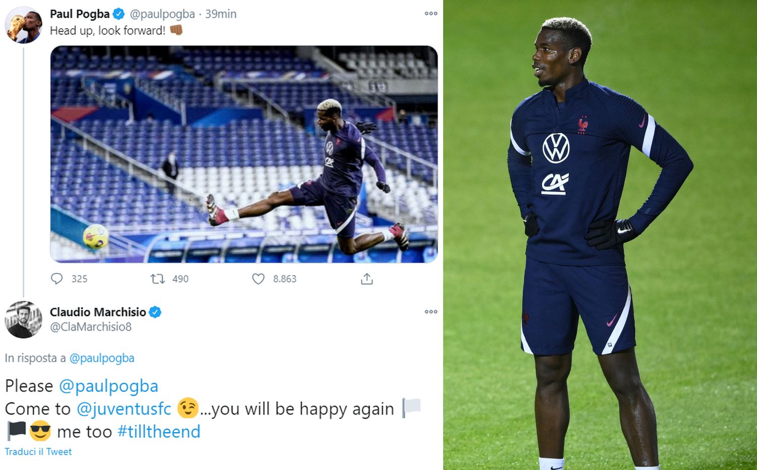 Marchisio chiama Pogba: «Vieni alla Juve, sarai felice di nuovo» - FOTO 39 marchisio pogba