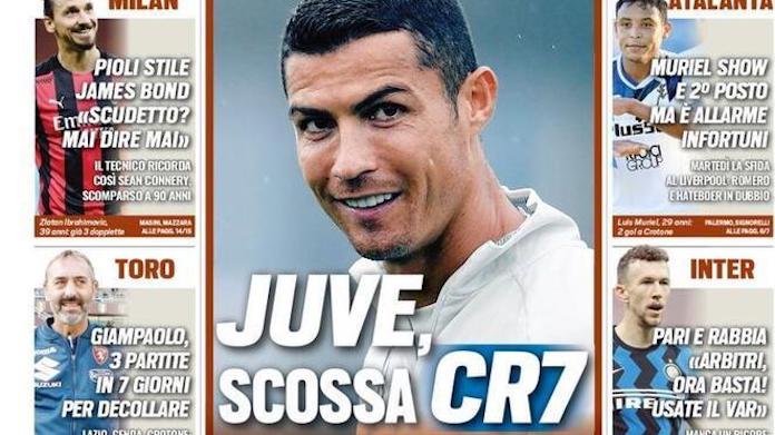 Rassegna stampa Juve: prime pagine quotidiani sportivi - 1 novembre 2020 42 tuttosport