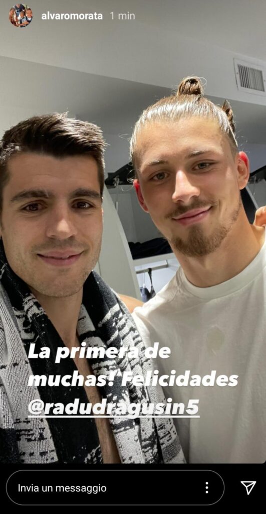 Dragusin coccolato da Pirlo e Morata: «La prima di molte...» - FOTO 39 WhatsApp Image 2020 12 03 at 15.54.26