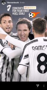 Bernardeschi fa i complimenti a Chiesa: il suo messaggio al compagno - FOTO 39 WhatsApp Image 2020 12 03 at 21.31.48