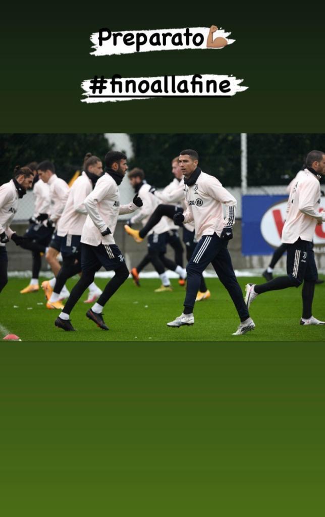 Cristiano Ronaldo carica l'ambiente: il messaggio verso il Derby - FOTO 39 WhatsApp Image 2020 12 04 at 22.06.40