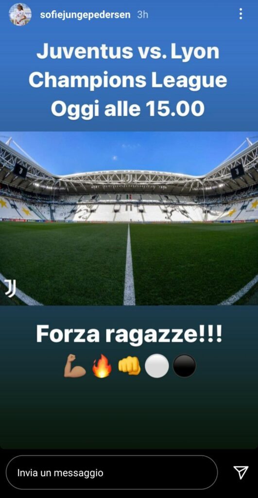 Pedersen carica la Juventus Women: «Forza ragazze» - FOTO 39 WhatsApp Image 2020 12 09 at 14.49.53