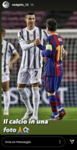 Barcellona-Juve: Pirlo Junior trova lo scatto della partita - FOTO 39 WhatsApp Image 2020 12 09 at 17.34.13