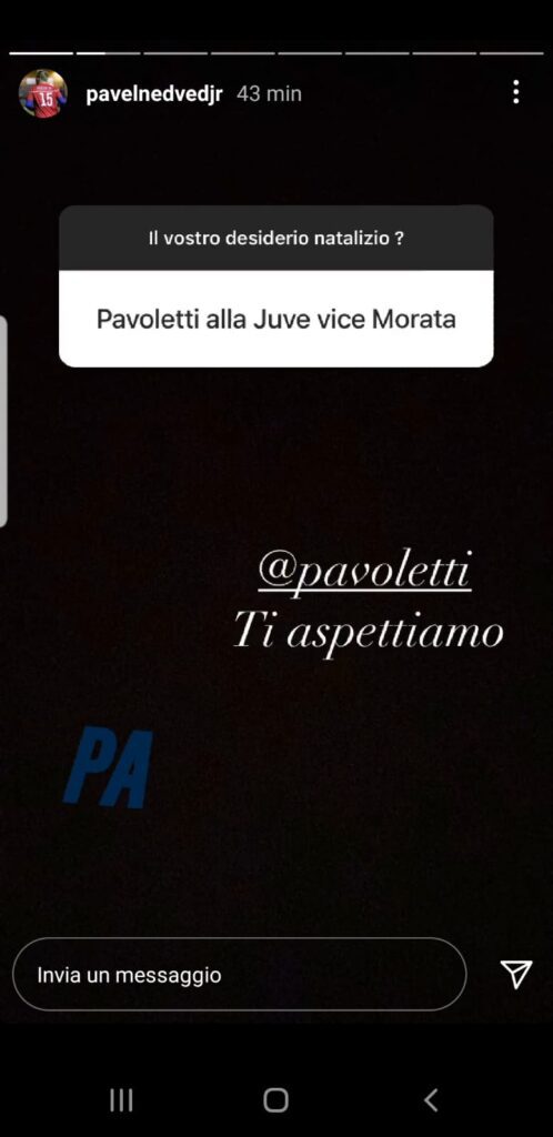 Nedved Jr "lancia" il calciomercato Juve: «Ti aspettiamo» - FOTO 39 WhatsApp Image 2020 12 25 at 21.58.05