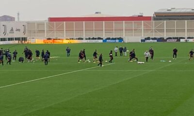 allenamento rifinitirua juve continassa champions dinamo kiev dicembre 2020