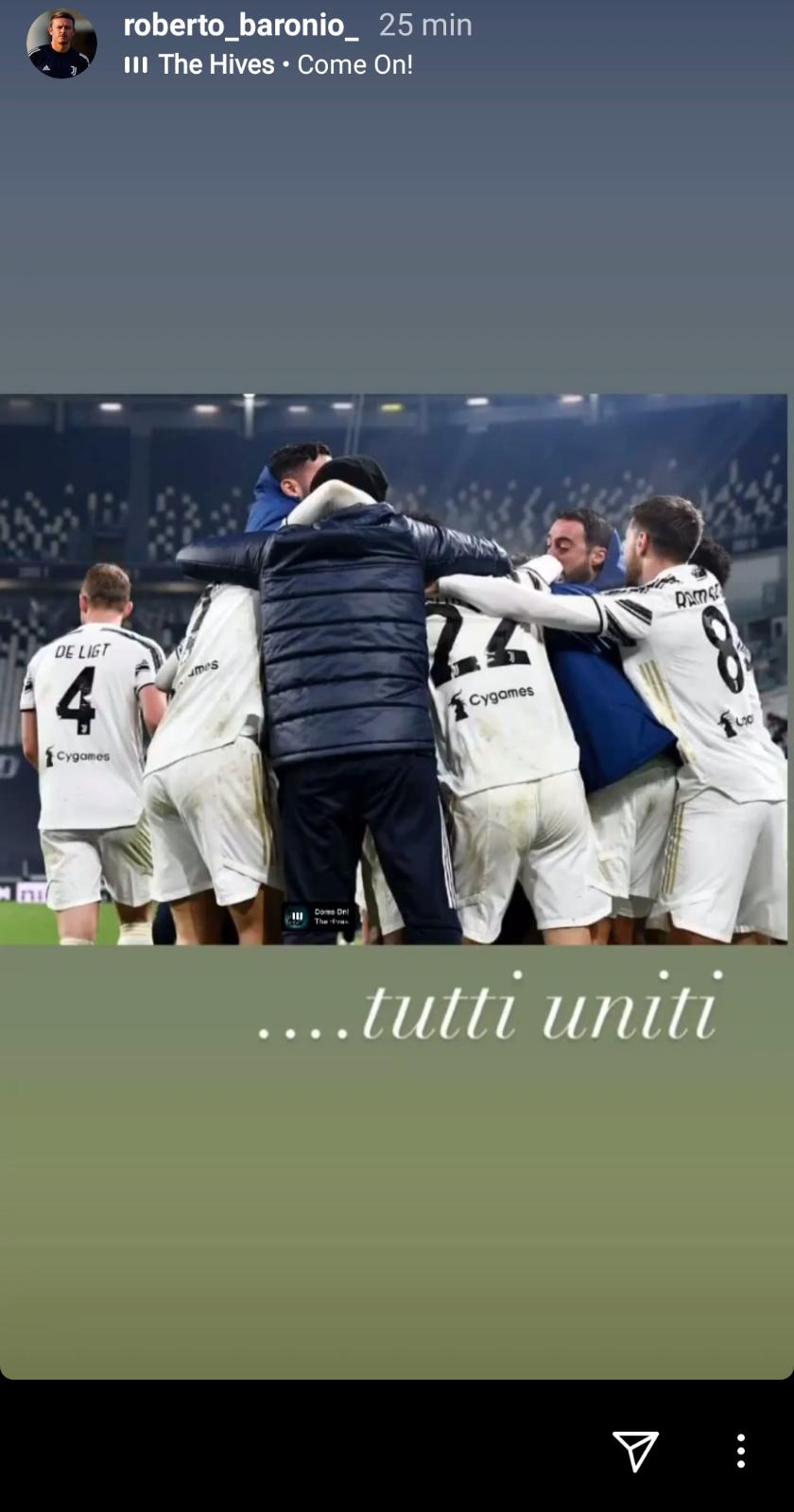 Baronio non trattiene la gioia: il suo messaggio dopo Juve-Torino - FOTO 39 baronio