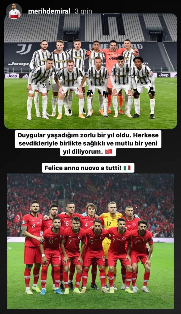 Demiral scrive ai tifosi: il messaggio del difensore per il 2021 - FOTO 39 demiral 1