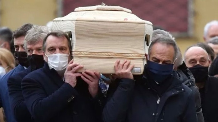 Funerali Paolo Rossi: i campioni di Spagna '82 portano la bara - FOTO 36 funerali paolo rossi 1