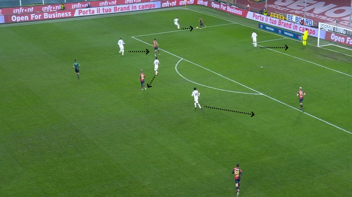 LAVAGNA TATTICA - Bentancur convince contro il Genoa: la Juve è corta e intensa 44 genoa juve pressing 2