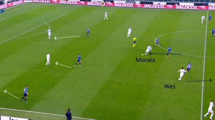 LAVAGNA TATTICA - McKennie incide, ma Ronaldo e Morata deludono 48 juve dea morata sbaglia