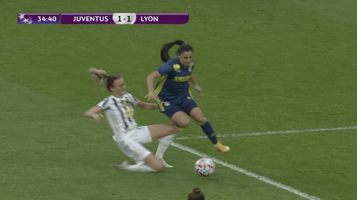 Moviola Juventus Women Lione: gli episodi dubbi del match 36 juve lione rigore moviola