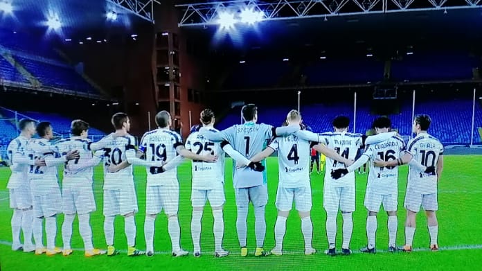 Genoa-Juve, minuto di silenzio in memoria di Paolo Rossi 36 minuto di silenzio