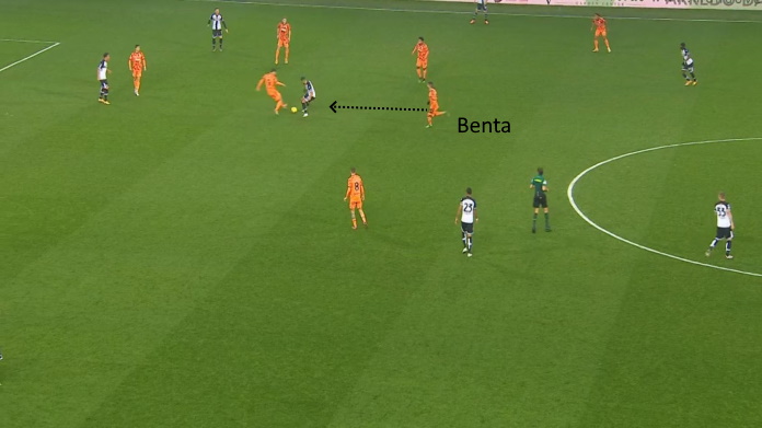 LAVAGNA TATTICA - De Ligt e Bentancur trascinano la Juve: il pressing è asfissiante 48 parma juve benta recupera palla 1