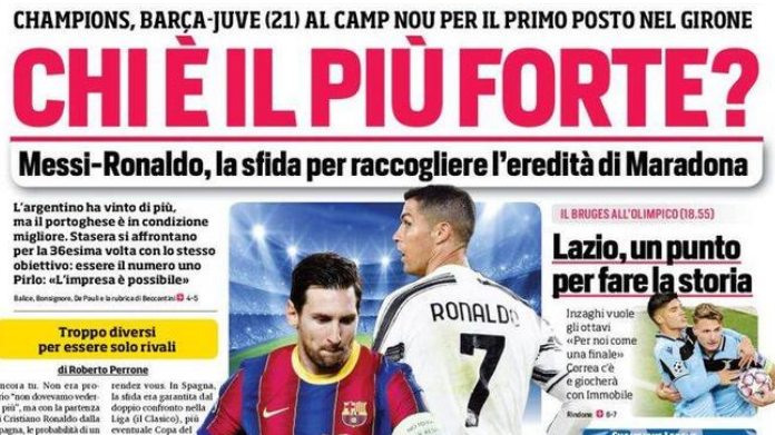 Rassegna stampa Juve: prime pagine quotidiani sportivi - 8 dicembre 2020 42 pp 4