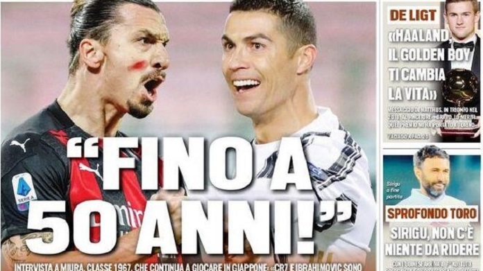 Rassegna stampa Juve: prime pagine quotidiani sportivi - 13 dicembre 2020 42 tuttosport 5