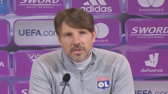 Vasseur: «C'era voglia di vincere. Contro la Juventus un turno difficile» 36 vasseur lione femminile conferenza