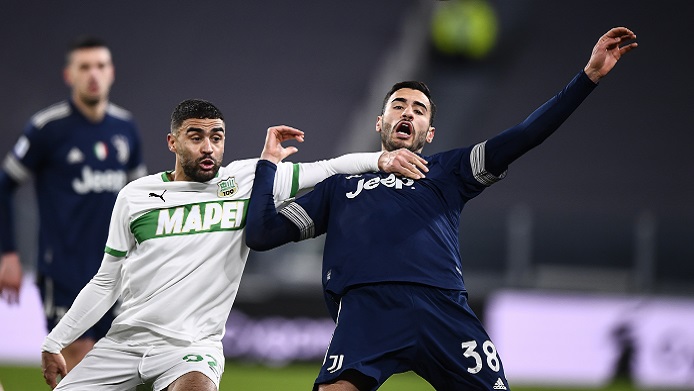 Gol Defrel: superata la difesa, palla in rete - VIDEO 38 Frabotta Defrel juve sassuolo