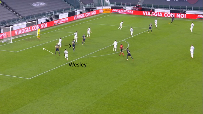 LAVAGNA TATTICA - La Juve è fragile con Rabiot e Arthur: il Genoa sfonda in mezzo 47 juve genoa gol genoa