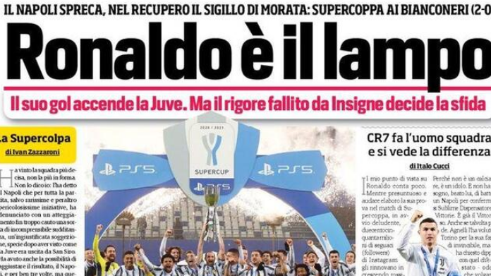 Rassegna stampa Juve: prime pagine quotidiani sportivi - 21 gennaio 2021 42 pp 5