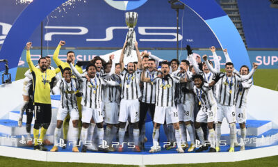 premiazione supercoppa juventus