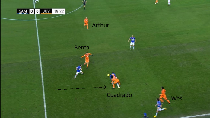 LAVAGNA TATTICA - Chiellini è un muro: la Juve dietro è molto più solida 45 samp juve recupero primo gol