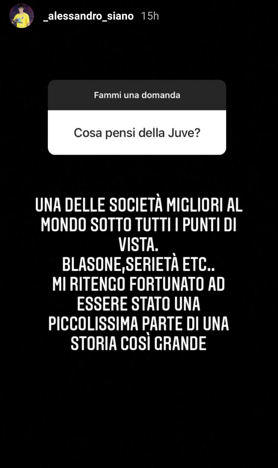 Siano, ex Juve: «Una delle migliori al mondo. Sono stato fortunato» 39 siano