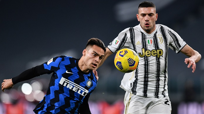 Juve Inter, fair play di Lautaro Martinez con Buffon: cosa è successo 36 Demiral Lautaro martinez