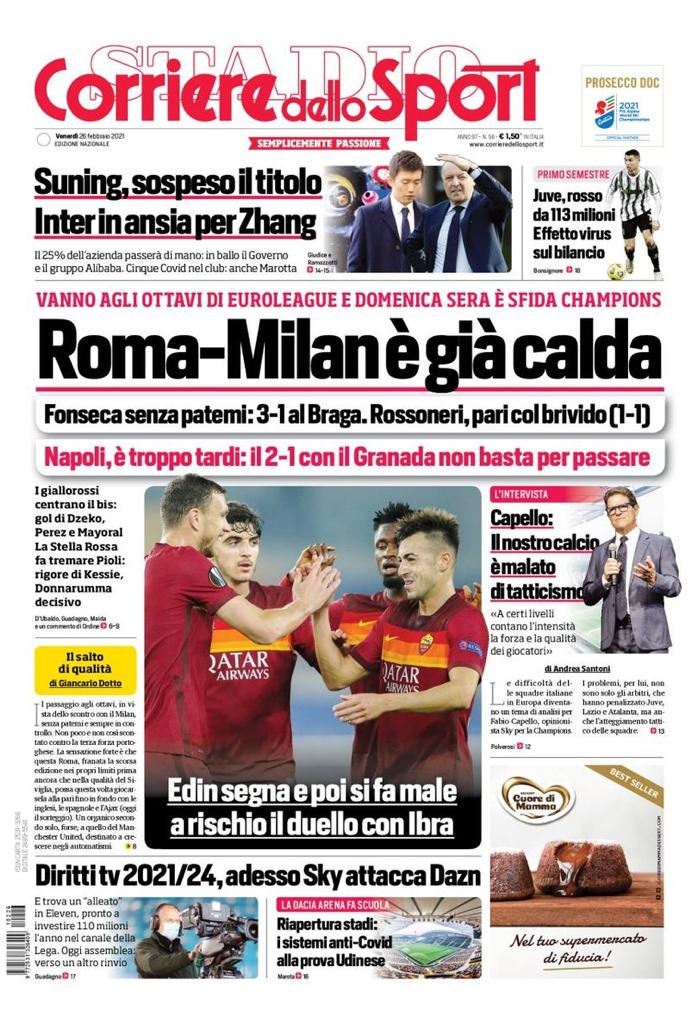 Rassegna stampa Juve: prime pagine quotidiani sportivi - 26 febbraio 2021 44 WhatsApp Image 2021 02 26 at 07.36.29 1