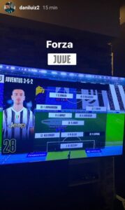 Danilo supporta la Juve da casa: il suo messaggio ai compagni - FOTO 39 WhatsApp Image 2021 02 27 at 21.00.11