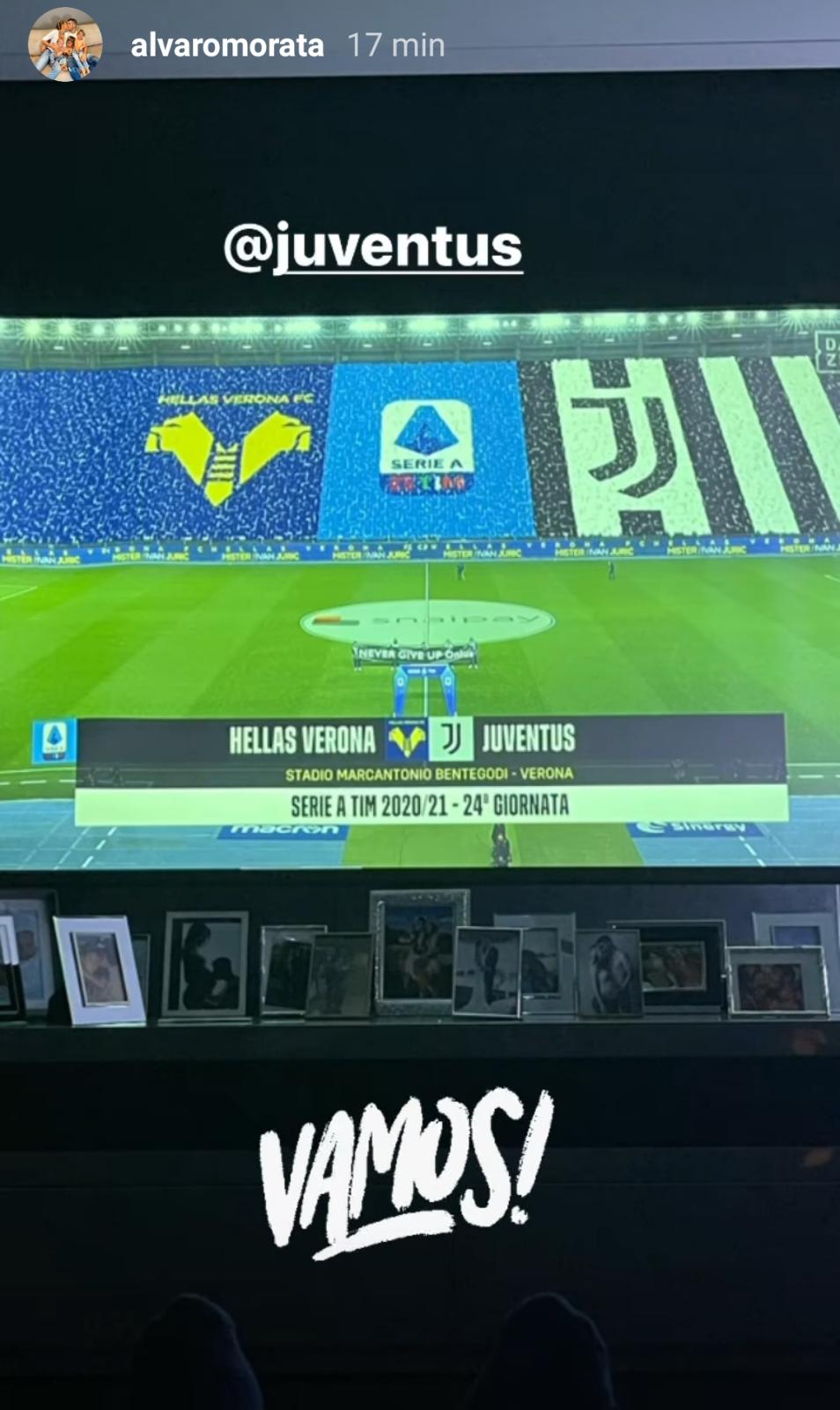 Morata carica la Juve: tifo da casa per l'attaccante spagnolo - FOTO 39 WhatsApp Image 2021 02 27 at 21.00.24