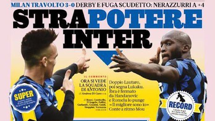 Rassegna stampa Juve: prime pagine quotidiani sportivi - 22 febbraio 2021 42 gazzetta dello sport 2